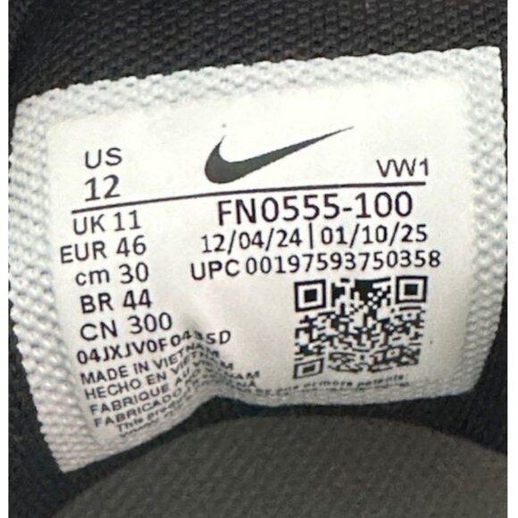 Nike Infinity G Next Nature Golf Shoe FN0555-100 White/Black/Platinum Men 12 NWT - Picture 7 of 12